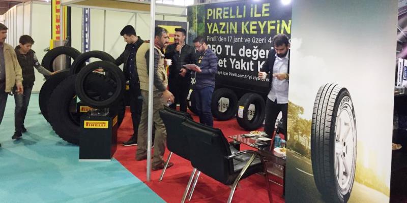 Pirelli lastikleri bölgede ilgi odağı oldu