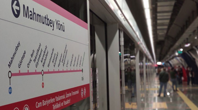 M7 Mecidiyeköy-Mahmutbey Metro Hattı bugün ilk sürüşünü yaptı.