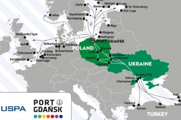 Gdansk Liman Başkanı Lukasz Greinke Ukraynalı ve Türk şirketlere yeni bir rota sunmak istiyoruz" dedi.