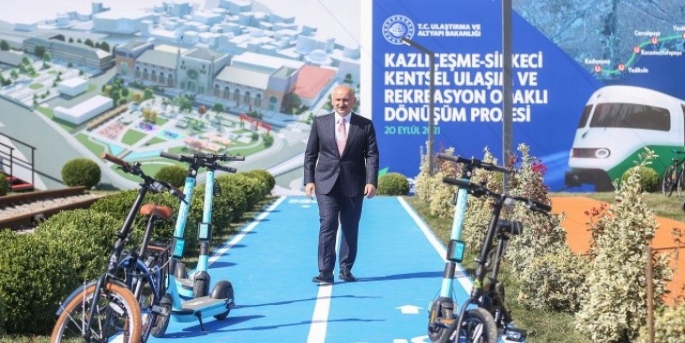 "Marmaray’ı kullanan yolcu sayısı 600 milyonu aştı. İlk yük treninin geçtiği 17 Nisan 2020’den bugüne dek 1.108 tren, 990 bin ton yükü Marmaray üzerinden taşıdı”
