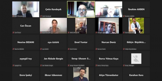 "İnsani Lojistik ve Tedarik Zinciri Yönetimi" temasıyla online olarak yapıldı.