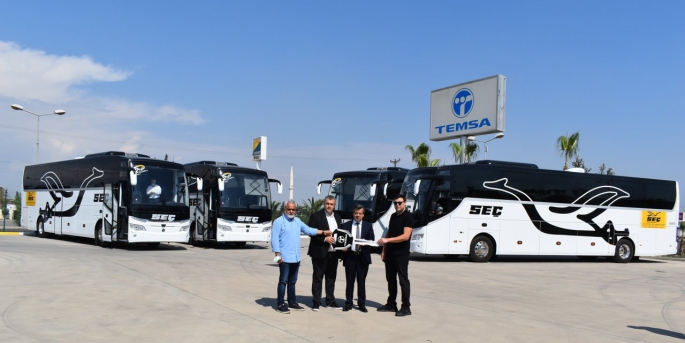 TEMSA, yolcu taşımacılığının en önemli firmaları arasında yer alan Seç Turizm’in filosuna 4 adet Maraton otobüs dahil etti.