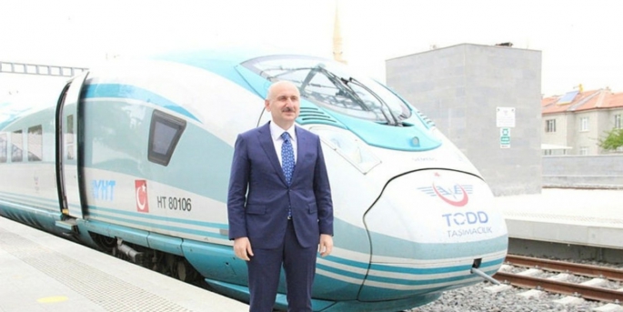 Ulaştırma ve Altyapı Bakanı Adil Karaismailoğlu, “Balışeyh-Yerköy-Sivas kesiminde yükleme testlerine başladık.