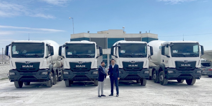 Tokgöz Beton, yeni araç yatırımında yine MAN’ı tercih etti.