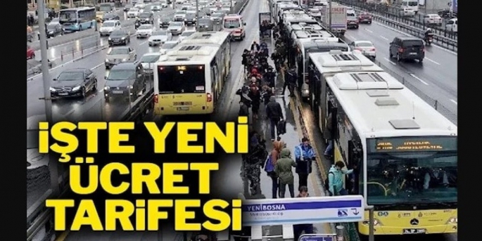 İstanbul’da toplu ulaşıma 29.10 oranında zam geldi.