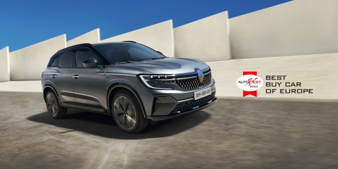 Yeni Renault Austral, AUTOBEST jürisi tarafından "2023 Avrupa’nın Satın Alınabilecek En İyi Otomobili " seçildi.