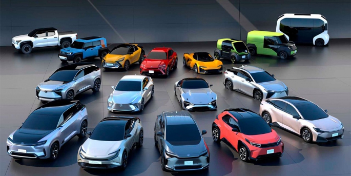 Toyota Motor Corp, 2026'ya kadar 10 yeni elektrikli araç modelini piyasaya sürmeyi planlıyor.