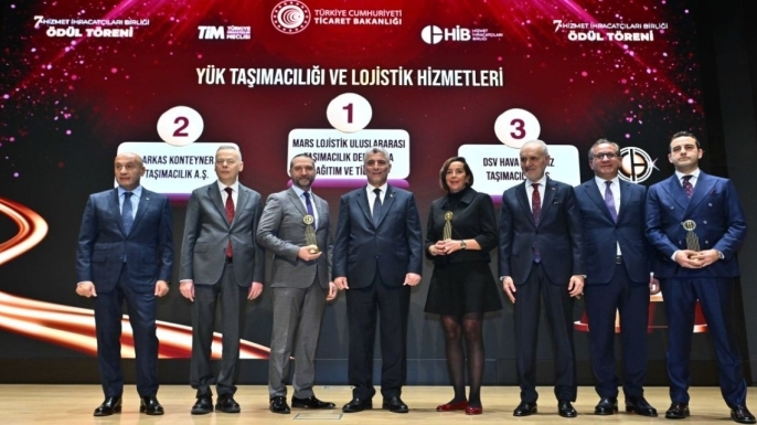 Hizmet İhracatçıları Birliği’nden Arkas Line’a ikincilik ödülü