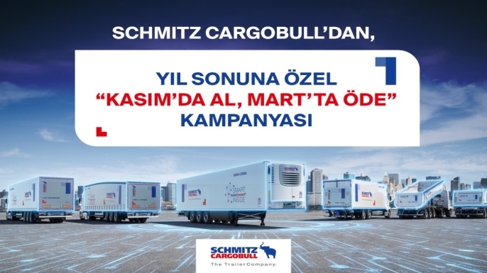 “Kasım’da al, Mart’ta öde” kampanyası ile, 2025 yılı sonuna kadar yapılacak treyler yatırımlarının ödemeleri Mart 2026 ayına erteleniyor.