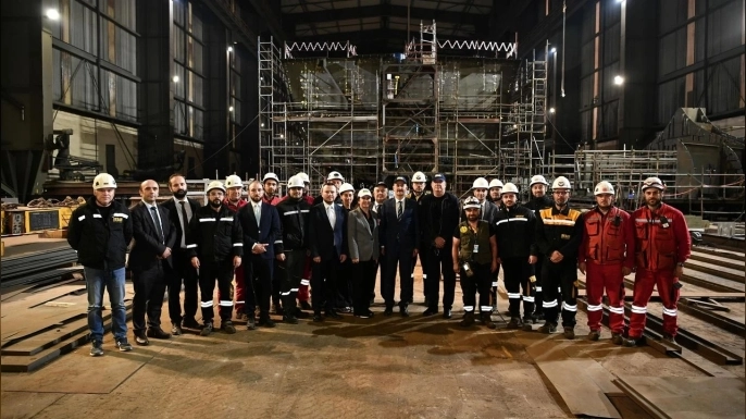 Savunma Sanayi Başkanı Görgün'den Tuzla tersanelerine ziyaret