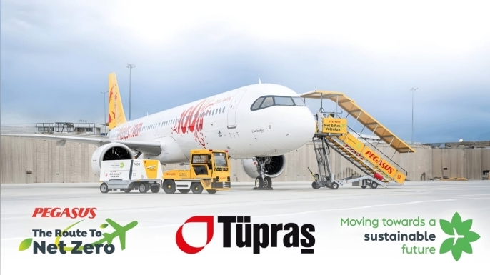 Pegasus Hava Yolları, Tüpraş ile sürdürülebilir havacılık yakıtı (SAF) kullanımına yönelik stratejik bir iş birliği anlaşması imzaladı.