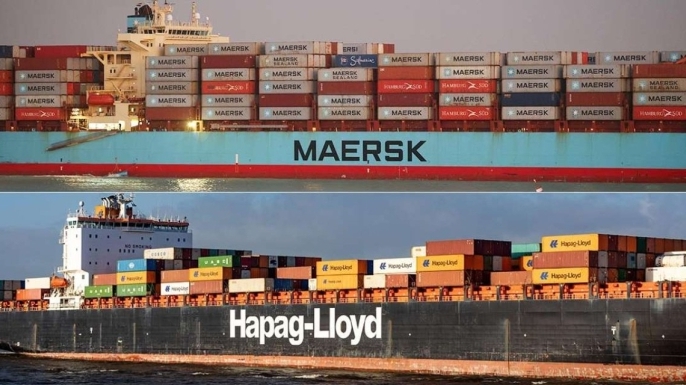 A.P. Moller-Maersk ve Hapag-Lloyd, bölgedeki savaşın ticaret akışlarını giderek daha fazla sekteye uğratması üzerine Orta Doğu'ya bağlanan kilit deniz hatlarını askıya aldı.