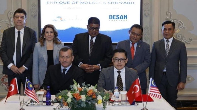 DESAN Tersanesi Malezya ile ikinci "Çok Maksatlı Sahil Güvenlik Gemisi" (MPMS 2) anlaşmasına imza attı.