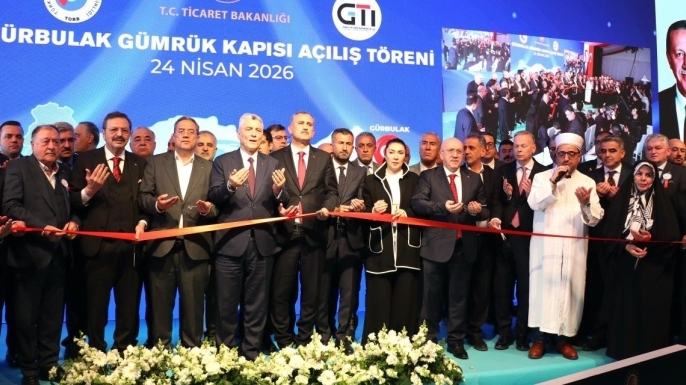 Ömer Bolat Doğubayazıt ilçesinde Türkiye'yi İran'a bağlayan Gürbulak Gümrük Kapısı Açılış Töreni'ne katıldı.