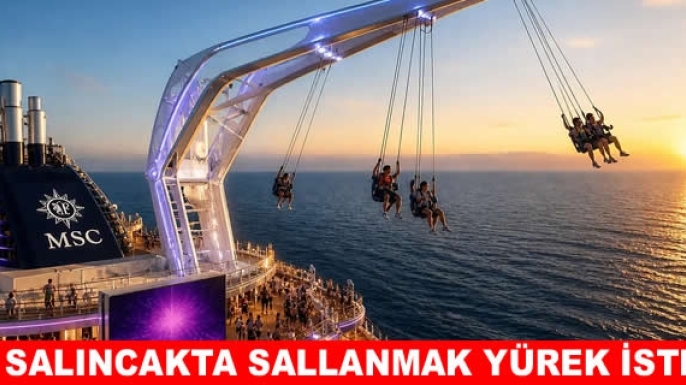 MSC Cruises okyanusun ortasına sallanan salıncak yapıyor!