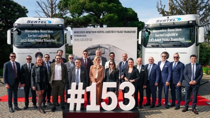 Sertel Grup Lojistik, filosunu 153 adet Mercedes-Benz Actros ve Atego ile güçlendirdi.