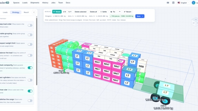 Loader4D, Lojistikte Alan ve Hacim Verimliliğini En Üst Seviyeye Çıkaran Yeni Nesil Çözümünü Tanıttı.