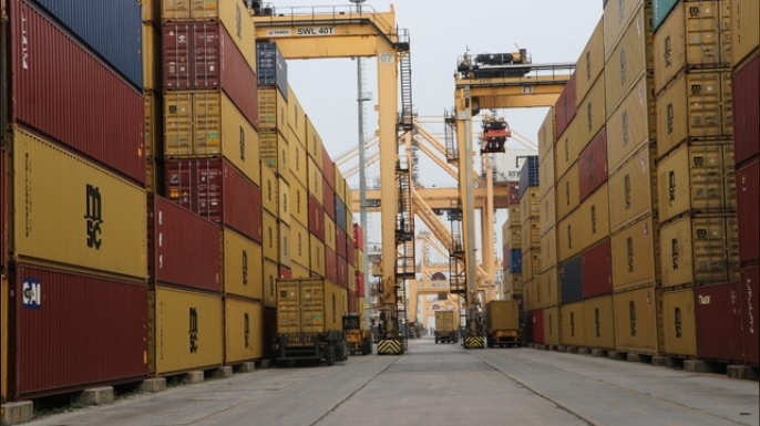 Asyaport Limanı'nda yılın 9 ayında 1 milyon 675 bin TEU konteyner elleçlendi.
