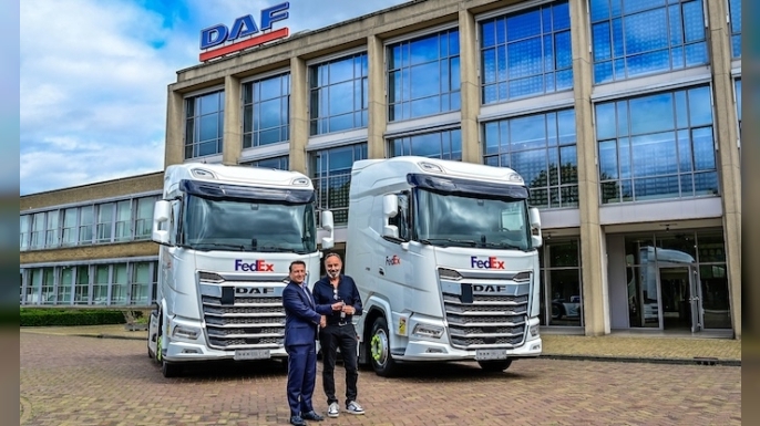 FedEx, DAF Trucks'a 131 araçlık büyük bir sipariş verdi.