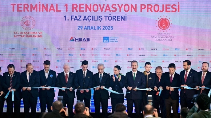 Sabiha Gökçen’de Terminal 1 Renovasyon Projesi 1. Faz hizmete açıldı.
