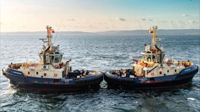 Sanmar Tersanesi Bahreyn limanlarında kullanılacak 2 römorkör Sitzer’e teslim etti.