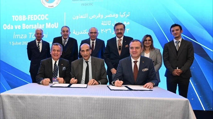 Tamer Kıran, gittiği Mısır’da düzenlenen Türkiye-Mısır Oda ve Borsalar İş Birliği Forumu’nda 2 mutabakat zaptı imzaladı.