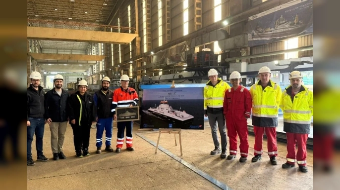 Tersan Tersanesi, Norveçli Fjord1 AS için Hibrit Feribot, NB1137 projesine resmen başladı.