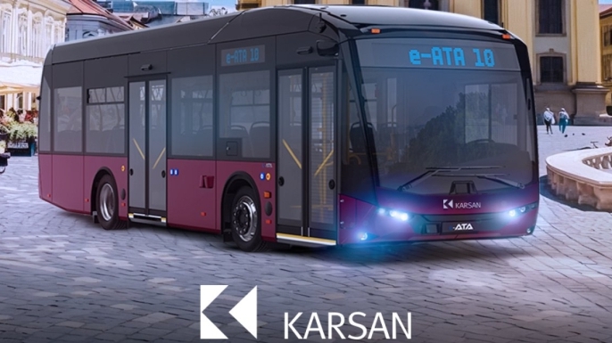 Yaklaşık 17 milyon Euro değerindeki anlaşma kapsamında Karsan, Timişoara’ya 30 adet 10 metrelik e-ATA teslim edecek