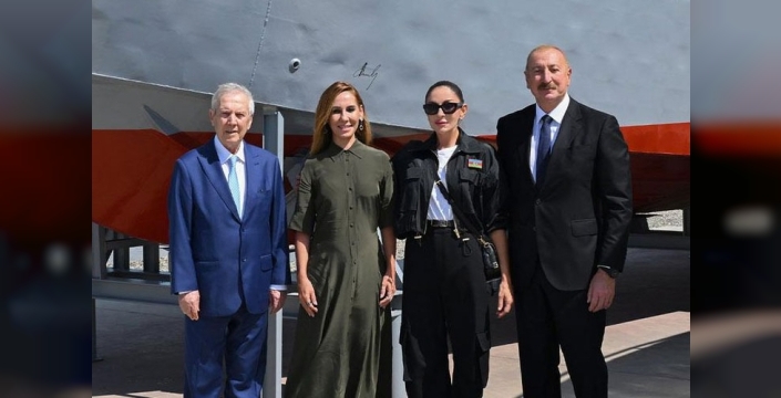 Aziz Yıldırım ile Azerbaycan Cumhurbaşkanı İlham Aliyev, Bakü'de buluştu.